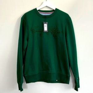 Green jumper for men Tommy Hilfiger
